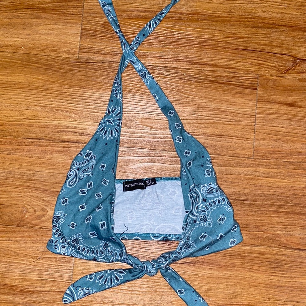 Bandanna halter top, size 2